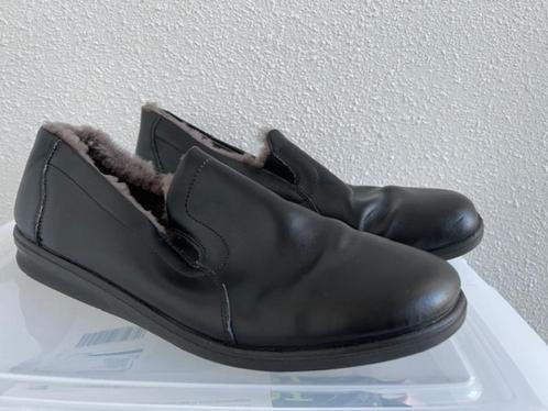 Romika 73017 Pantoffel zwart vacht voering 46 instapper, Kleding | Heren, Schoenen, Zo goed als nieuw, Pantoffels of Sloffen, Zwart