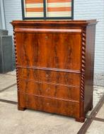 Antiek Mahoniehouten Kabinet met Laden, Ophalen of Verzenden