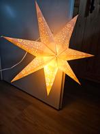 Papieren Kerstster - Sfeervolle Decoratie, Gebruikt, Kerst, Ophalen of Verzenden, Stof