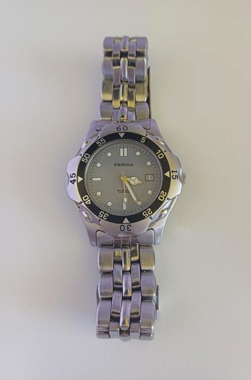 Prisma Blueline 200 Horloge, Sieraden, Tassen en Uiterlijk, Horloges | Heren, Zo goed als nieuw, Polshorloge, Overige merken, Staal