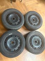 Uniroyal 205/55R16 91H winterbanden - Set van 4 incl velgen, Ophalen, Gebruikt, 16 inch, Band(en)