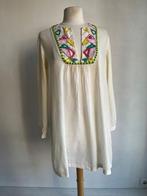 antik batik jurk maat 40 beige, Maat 38/40 (M), Verzenden, Beige, Zo goed als nieuw