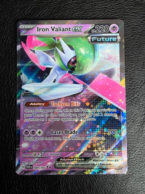 Iron valiant ex #089 scarlet violet paradox rift, Hobby en Vrije tijd, Verzamelkaartspellen | Pokémon, Nieuw, Losse kaart, Ophalen of Verzenden