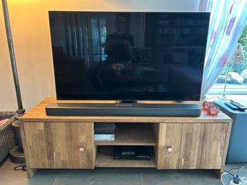 TV meubel van massief eiken beschikbaar voor biedingen