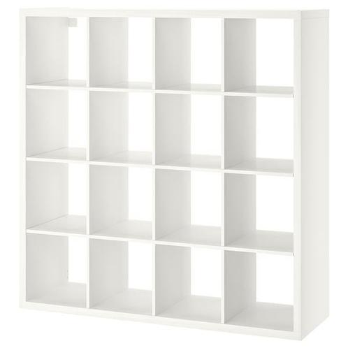 Kallax kast wit, Huis en Inrichting, Kasten | Vitrinekasten, Gebruikt, 100 tot 150 cm, 100 tot 150 cm, 25 tot 50 cm, Met deur(en)