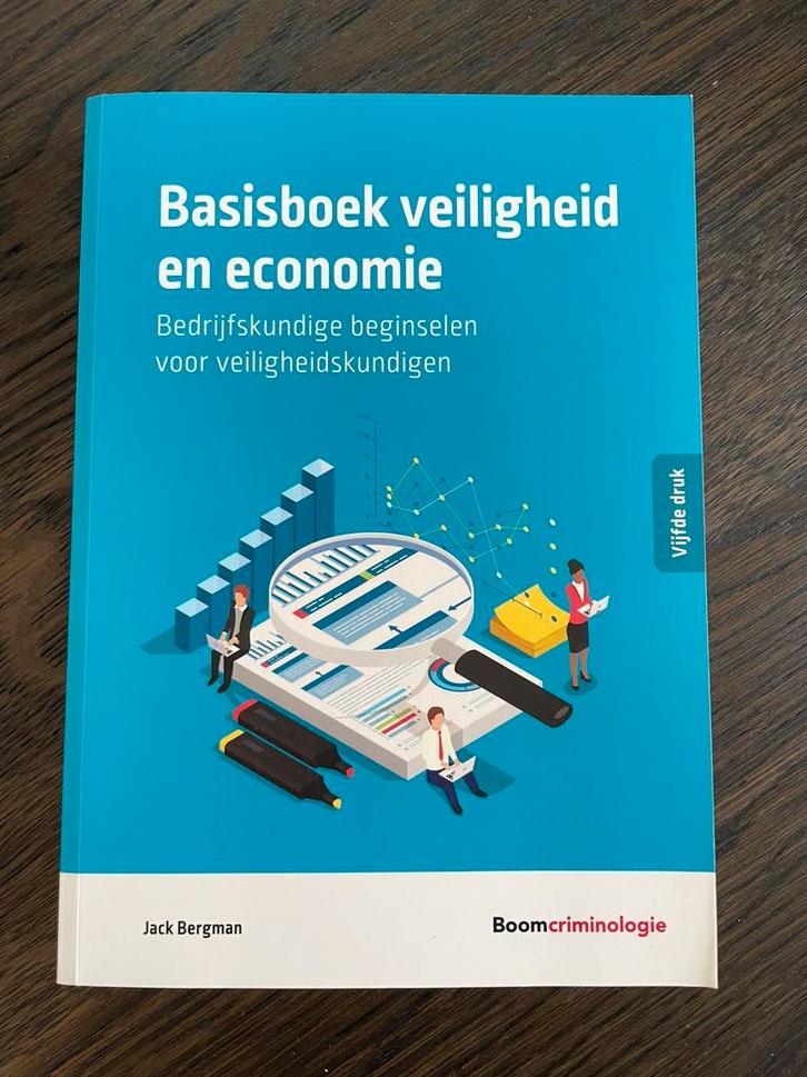 J.H.A.M. Bergman - Basisboek veiligheid en economie, Boeken, Studieboeken en Cursussen, Zo goed als nieuw, HBO, Ophalen of Verzenden