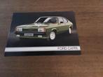 Folder Ford Capri 1977, Ophalen of Verzenden, Zo goed als nieuw, Ford