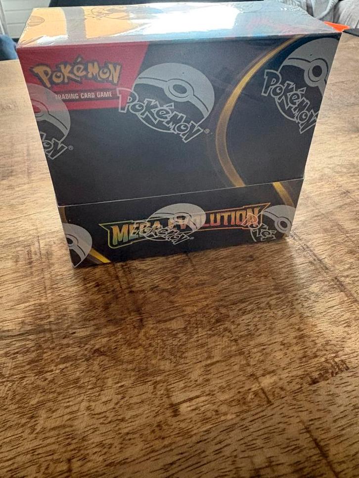 Pokémon TCG Mega Evolution Boosterbox, Hobby en Vrije tijd, Verzamelkaartspellen | Pokémon, Nieuw, Boosterbox, Ophalen of Verzenden
