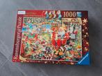Ravensburger legpuzzel Santa's Final Preparations, Ophalen of Verzenden, 500 t/m 1500 stukjes, Zo goed als nieuw, Legpuzzel