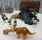 Playmobil Triceratops met baby, vulkaan, quad, kooi en meer, Ophalen of Verzenden, Gebruikt