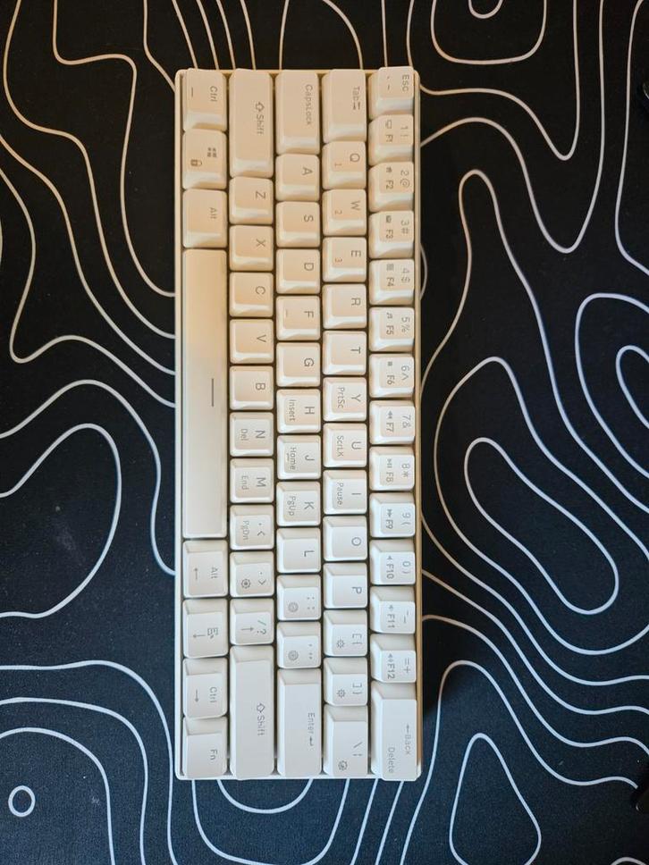 Royal Kludge RK61 Mechanisch Toetsenbord - Blue Switches, Computers en Software, Toetsenborden, Zo goed als nieuw, Qwerty, Draadloos