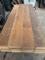Eiken vloer 26 m2 multivloer 19 cm breed 1,4 cm dik, Ophalen, Gebruikt, Vloerdelen of -planken, 10 m² of meer