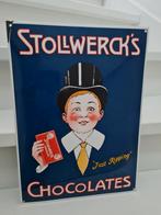 Chocolade emaille bord, Verzamelen, Ophalen of Verzenden, Zo goed als nieuw, Reclamebord