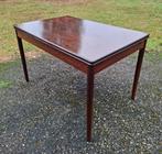 vintage eettafel deens design  palissander, Ophalen, Gebruikt, 200 cm of meer, 50 tot 100 cm