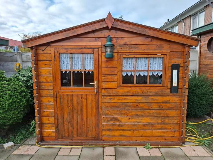 Tuinhuis teab zelf afbreken binnen 4 weken, Tuin en Terras, Tuinhuizen, Gebruikt, Tuinhuis, Hout, 250 tot 500 cm, Minder dan 200 cm