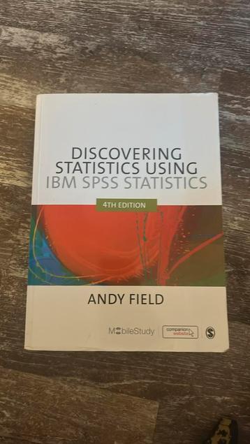 Discovering statistics using IBM SPSS Statistics 4th edition beschikbaar voor biedingen