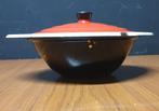 1998 Vintage sixties jaren 60 emaille schaal met deksel, Antiek en Kunst, Verzenden
