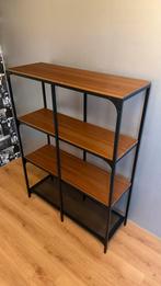 Fjällbo Stellingkast - Zwart/Hout - 100x136cm, Huis en Inrichting, Kasten | Stellingkasten, Ophalen, Zo goed als nieuw