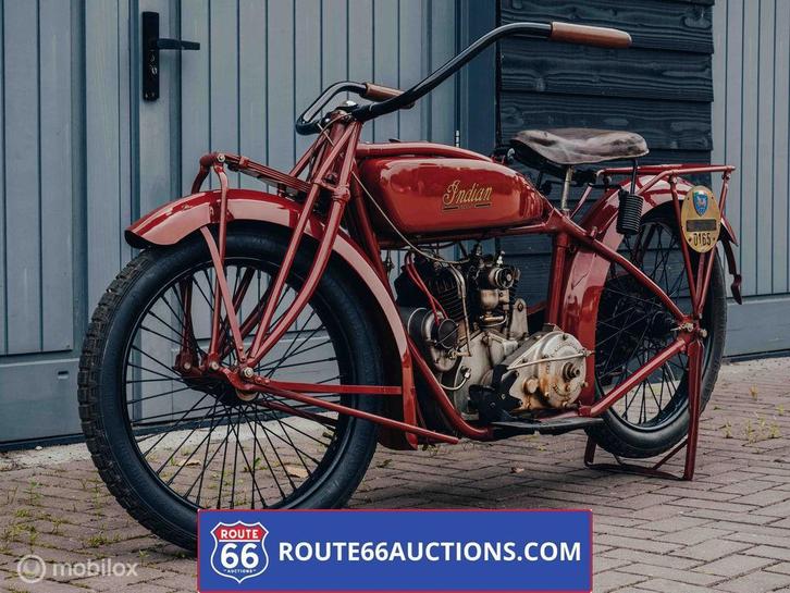 Indian Scout | 1925 | Route 66 Auctions, Auto's, Oldtimers, Bedrijf, Te koop, Overige merken, Benzine, Overige carrosserieën, Handgeschakeld