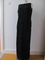 Lange jurk, maat 42, Ausbrenner diep donkerblauw/bijna zwart, Maat 42/44 (L), Ophalen of Verzenden, Zo goed als nieuw, Onder de knie