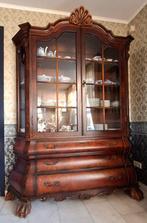 Prachtige antieke notenhouten kast – echt vakmanschap!, Huis en Inrichting, Kasten | Vitrinekasten, Ophalen, Gebruikt, 100 tot 150 cm