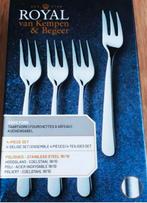 Royal Van Kempen & Begeer taartvorkjes, Nieuw, Ophalen of Verzenden, Rvs of Chroom, Vaatwasserbestendig