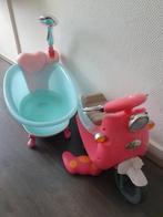 Baby born scooter en badkuip, Kinderen en Baby's, Speelgoed | Poppen, Ophalen of Verzenden, Gebruikt, Babypop