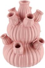 NIEUW ! DK A'dam pink tulip vase groot 30 x 20 cm, Ophalen, Overige materialen, Overige kleuren, Nieuw