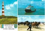 Ameland- -3-luik., Verzenden, 1980 tot heden, Gelopen, Waddeneilanden