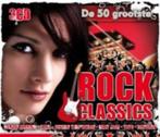 Rock Classics, de 50 grootste - 3 cd box, Ophalen of Verzenden, Zo goed als nieuw, Poprock