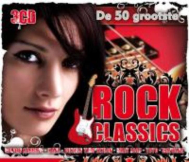 Rock Classics, de 50 grootste - 3 cd box, Cd's en Dvd's, Cd's | Rock, Zo goed als nieuw, Poprock, Ophalen of Verzenden