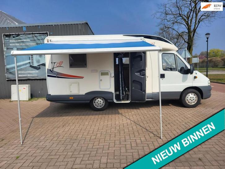 Fiat JOINT 146 2.0 JTD face to face FRANSBED, Caravans en Kamperen, Campers, tot en met 3, Half-integraal, Fiat, Diesel, Handgeschakeld