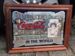 Coca cola spiegel, Ophalen of Verzenden, Rechthoekig, 50 tot 100 cm