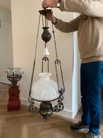 Antieke olie hanglamp, Ophalen, Zo goed als nieuw