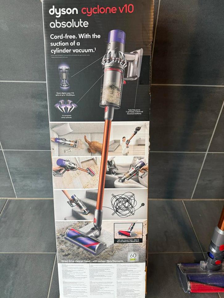 Dyson Cyclone V10 absolute Stofzuiger  met Extra Filters, Witgoed en Apparatuur, Stofzuigers, Zo goed als nieuw, Stofzuiger, Minder dan 1200 watt