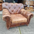 Chesterfield XL Lounge chair/ fauteuil + BEZORGING GRATIS, Huis en Inrichting, Fauteuils, Gebruikt, ., 75 tot 100 cm, Ophalen of Verzenden