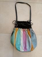 Vintage kleurige tas Borse in Pelle - Made in Italy, Ophalen of Verzenden, Gebruikt, Overige merken, Leer