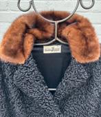 Persianer bontjas ‘60 Meyer&Josephy Breda, Ophalen of Verzenden, Zo goed als nieuw, Zwart