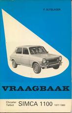 Vraagbaak Chrysler Talbot Simca 1100 1977 - 1980, Ophalen of Verzenden