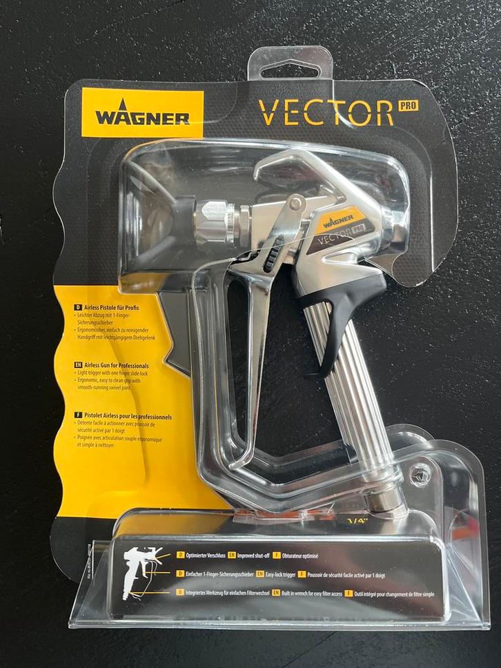 Wagner Vector PRO Airless spuitpistool, Doe-het-zelf en Verbouw, Overige Doe-het-zelf en Verbouw, Nieuw, Ophalen of Verzenden