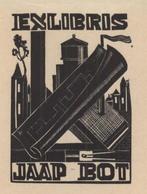 0371 Ex Libris Nederland : Cor de Wolff, 1941, Antiek en Kunst, Kunst | Etsen en Gravures, Verzenden
