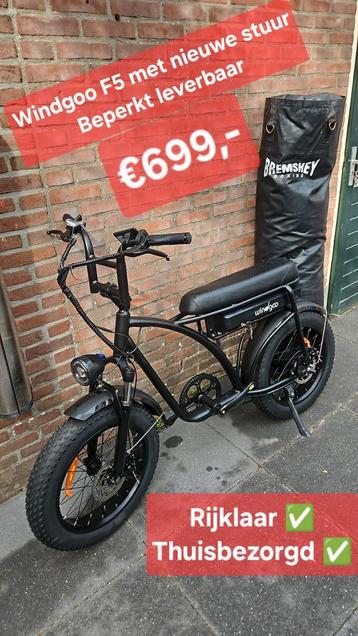 NIEUW Fatbike Windgoo F5 F18 Ouxi V8 C80 H9 mini V20 beschikbaar voor biedingen