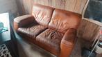 Molinari leren bank - Tijdloze klasse, Huis en Inrichting, Gebruikt, Vintage, Driepersoons, Leer