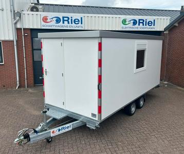 5 meter Schaftwagen met berging schaftkeet keetwagen schaft  beschikbaar voor biedingen