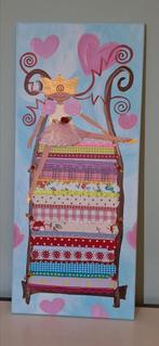 Schilderij prinses, Ophalen of Verzenden, Zo goed als nieuw