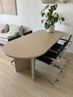 Eettafel, beige van naduvi, Huis en Inrichting, Tafels | Eettafels, Ophalen, Overige materialen, Gebruikt, 200 cm of meer