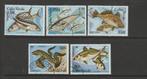 TSS Kavel 810303  Cabo Verde gest  minr 419-423 vissen inc, Postzegels en Munten, Ophalen, Overige landen, Gestempeld
