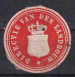 C162) vignet Directie van den Landbouw met klein gaatje, Postzegels en Munten, Postzegels | Nederland, Ophalen of Verzenden, T/m 1940
