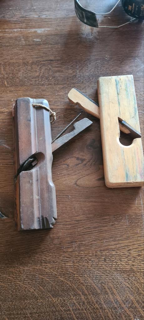 Antieke Houten Profiel Schaven (2 stuks), Antiek en Kunst, Antiek | Gereedschap en Instrumenten, Ophalen of Verzenden
