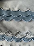 Mooi Tafelkleed - Blauw met Sierrand, Ophalen, Zo goed als nieuw, Rond, Binnen